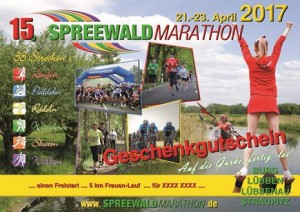 Geschenkgutschein zum Spreewald-Marathon (Muster)